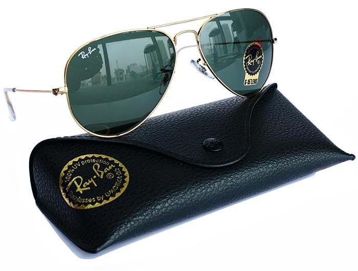 Kính mắt Rayban Aviator RB3025 L0205 58-14 màu xanh green